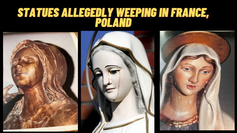 StatuesaSaid to Be  Weeping in France and  Poland