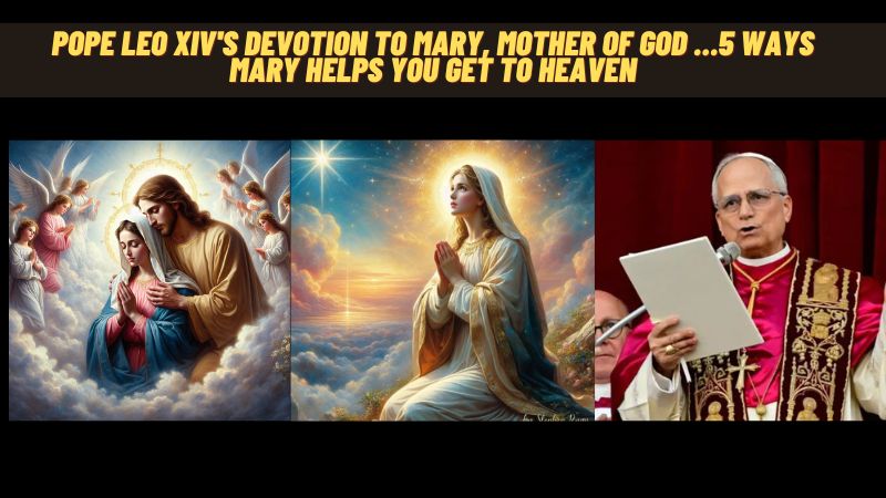 Pope Leo XIV’s Devotion to Mary, Mother of God …5 Ways Mary Helps You Get to Heaven